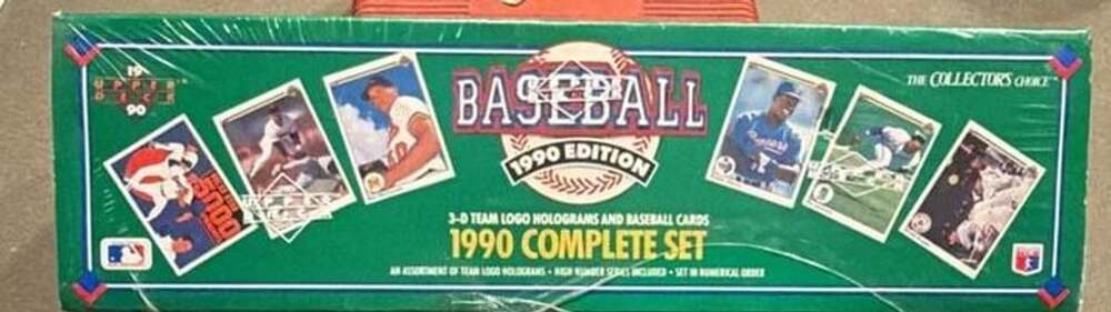 Upper Deck Baseball 1990 Complete Factory Set Factory Sealed Box